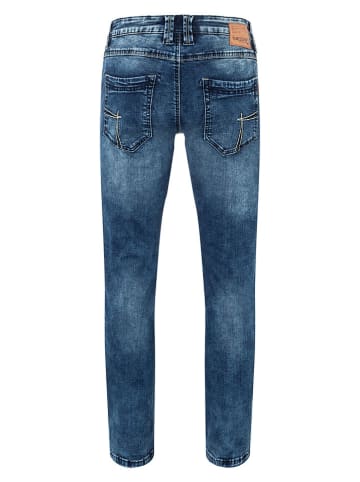 Timezone Spijkerbroek "Eduardo" - slim fit - blauw