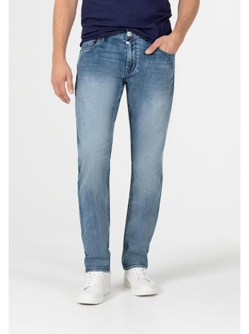 Timezone Spijkerbroek "Eduardo" - slim fit - blauw