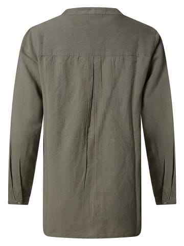 Timezone Bluse "Henley" in Khaki