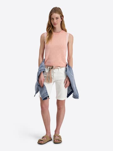 Timezone Spijkershort "Nali" - slim fit - wit