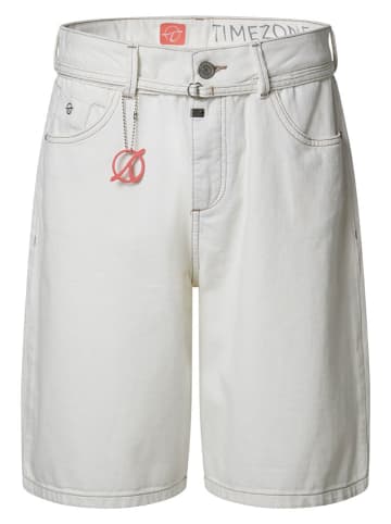Timezone Jeans-Bermudas "Laguna" - Loose fit - in Weiß