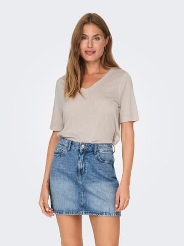 ONLY Shirt "Elise" in Beige