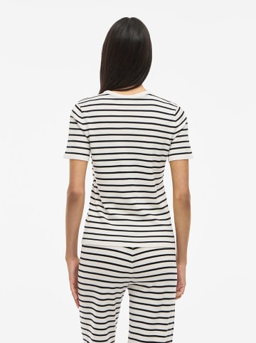 Vila Shirt "Vilipsa" in Weiß/ Schwarz