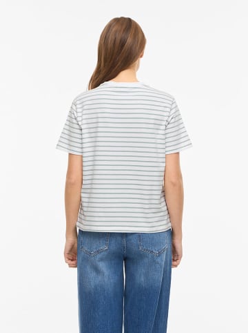 Vila Shirt "Vinora"  in Grün/ Weiß