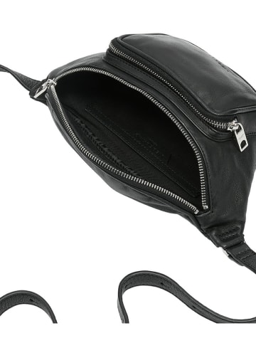 Liebeskind Berlin Leder-Brustbeutel in Schwarz - (B)23 x (H)14 x (T)8 cm