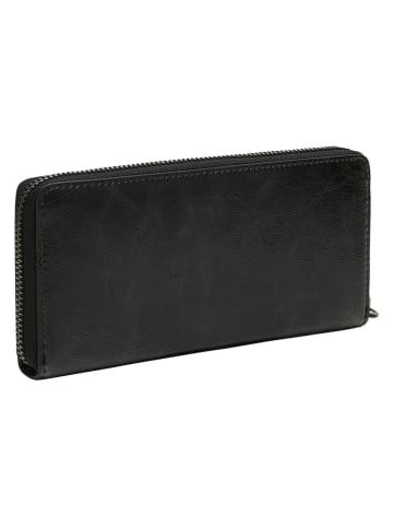 Liebeskind Berlin Leder-Geldbörse "Sally" in Schwarz - (B)19 x (H)9 x (T)2 cm