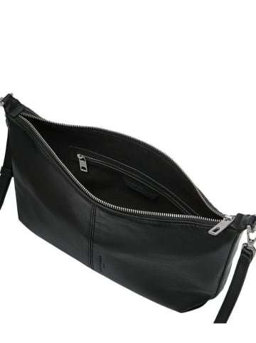 Liebeskind Berlin Leder-Schultertasche in Schwarz - (B)36 x (H)19 x (T)10 cm