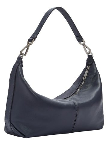 Liebeskind Berlin Leder-Schultertasche in Dunkelblau - (B)36 x (H)19 x (T)10 cm