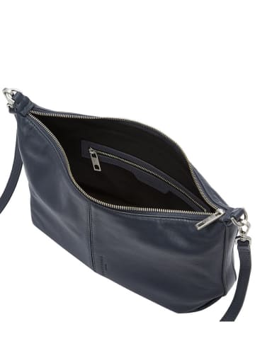 Liebeskind Berlin Leder-Schultertasche in Dunkelblau - (B)36 x (H)19 x (T)10 cm
