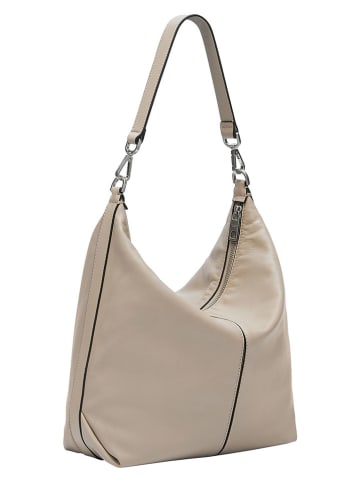 Liebeskind Berlin Leder-Schultertasche in Beige - (B)40 x (H)32 x (T)13 cm