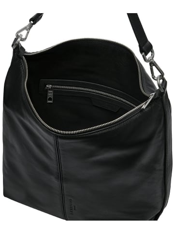 Liebeskind Berlin Skórzana torebka w kolorze czarnym - 40 x 32 x 13 cm