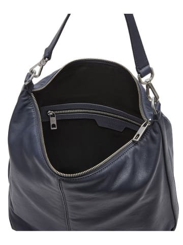 Liebeskind Berlin Skórzana torebka w kolorze granatowym - 40 x 32 x 13 cm