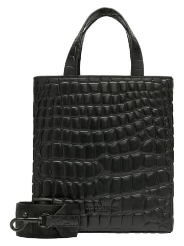 Liebeskind Berlin Leder-Henkeltasche in Schwarz - (B)22 x (H)25 x (T)11 cm