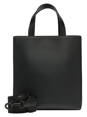 Liebeskind Berlin Leder-Henkeltasche in Schwarz - (B)22 x (H)25 x (T)11 cm