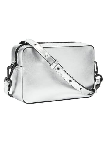 Liebeskind Berlin Leder-Umhängetasche in Silber - (B)19 x (H)12 x (T)6 cm