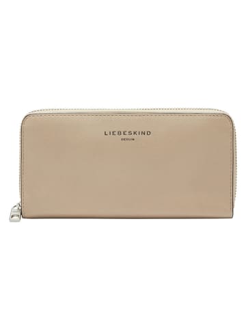 Liebeskind Berlin Leder-Geldbörse "Sally" in Beige - (B)19 x (H)9 x (T)2 cm