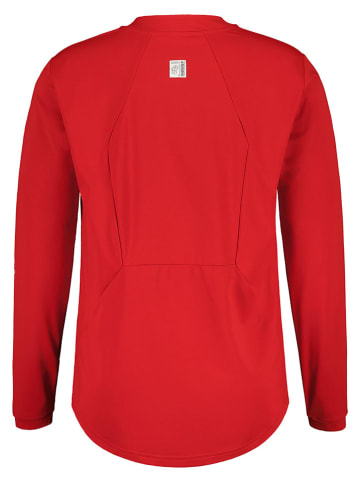 Maloja Fietslongsleeve "SteinpilzM. Puzzle" rood