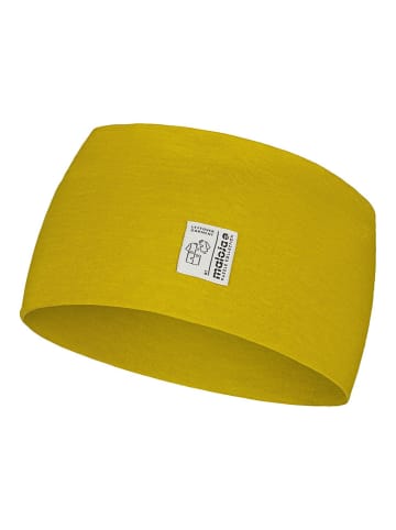 Maloja Stirnband "PostalmM. Puzzle" in Gelb