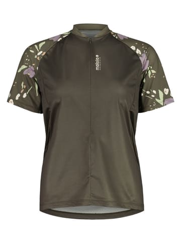 Maloja Koszulka kolarska "VilsaM. Allmountain 1" w kolorze khaki