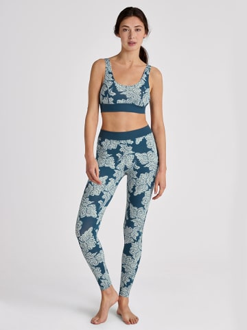 Calida Legginsy w kolorze zielonym