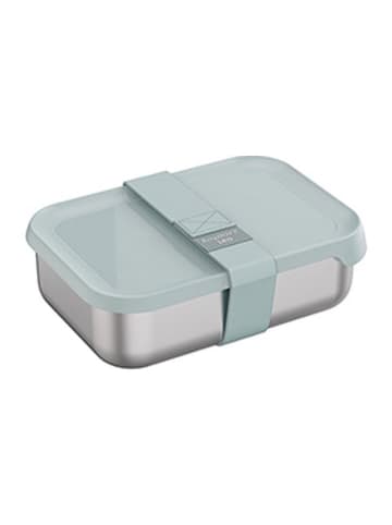 BergHOFF Lunchbox in Silber/ Hellblau - (B)21,5 x (H)6,3 x (T)15,5 cm