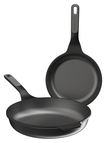 BergHOFF 2-delige set: braadpannen zwart
