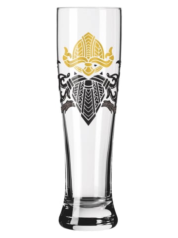 RITZENHOFF Szklanki (2 szt.) w kolorze szaro-czarnym do piwa pszenicznego - 646 ml