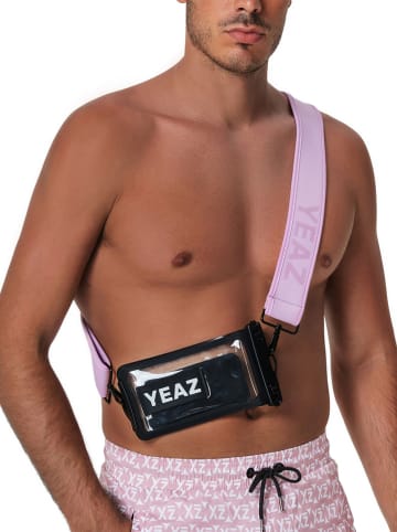 YEAZ Handytasche "Ocean Shot in Schwarz/ Rosa - (B)16 x (H)22,5 x (T)1,6 cm