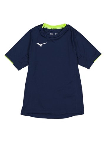 Mizuno Koszulka sportowa "Core" w kolorze granatowym