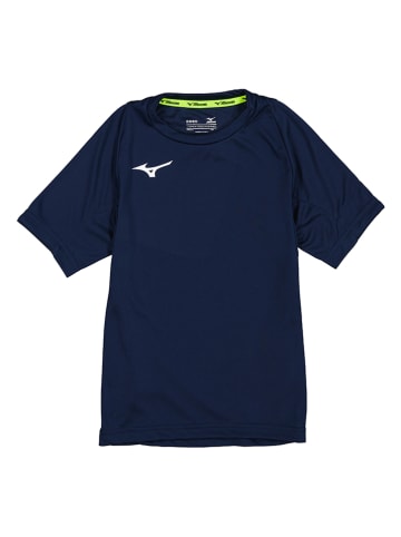Mizuno Koszulka sportowa "Core" w kolorze granatowym