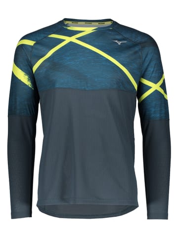 Mizuno Podkoszulek termiczny "Thermal Charge" w kolorze morskim