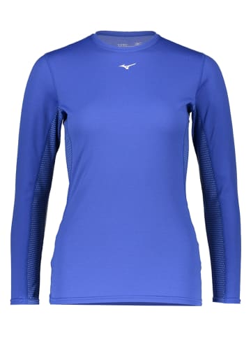 Mizuno Funktionsunterhemd "Mid Weight Crew" in Blau