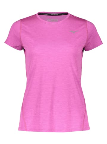 Mizuno Hardloopshirt "Impulse Core" fuchsia