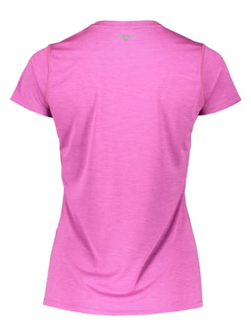 Mizuno Laufshirt "Impulse Core" in Fuchsia