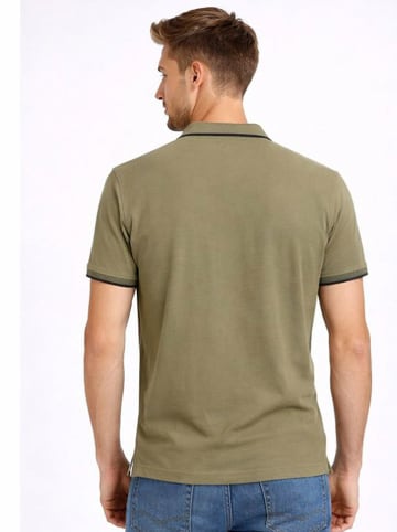 Geographical Norway Koszulka polo "Karem" w kolorze khaki