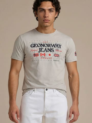 Geographical Norway Shirt "Jeans" in Grau