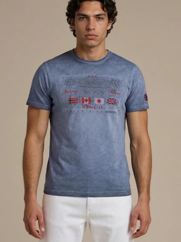 Geographical Norway Shirt "Jeans" donkerblauw