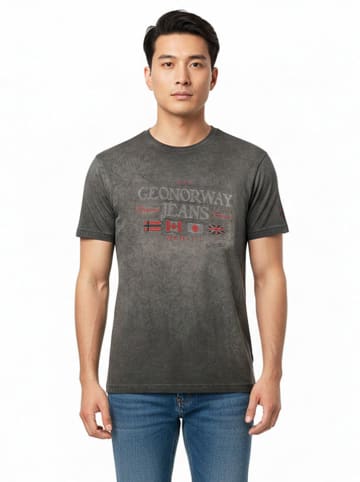 Geographical Norway Shirt "Jeans" zwart