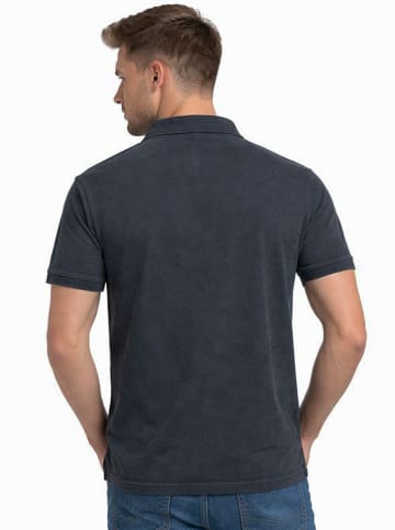 Geographical Norway Poloshirt "Krafto" in Schwarz