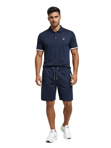 Geographical Norway Bermudy dresowe "Poliar" w kolorze granatowym