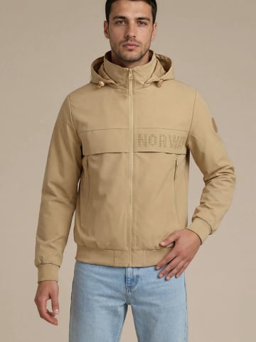 Geographical Norway Kurtka przejściowa "Batego" w kolorze beżowym