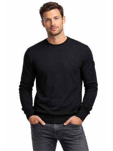 Geographical Norway Sweter "Famballe" w kolorze czarnym