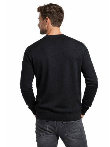 Geographical Norway Sweter "Famballe" w kolorze czarnym