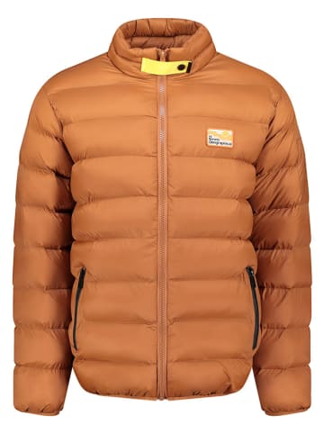 Geographical Norway Kurtka pikowana "Avalanche" w kolorze jasnobrązowym