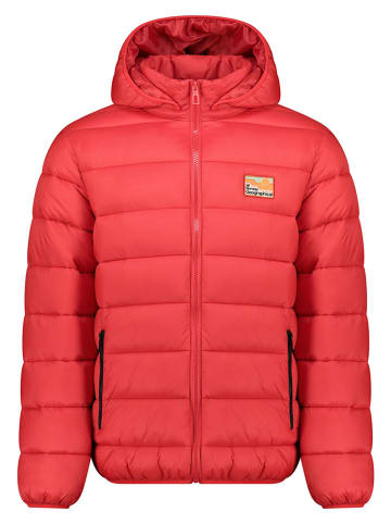 Geographical Norway Kurtka pikowana "Avalanche" w kolorze czerwonym