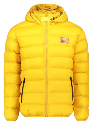 Geographical Norway Doorgestikte jas "Avalanche" geel