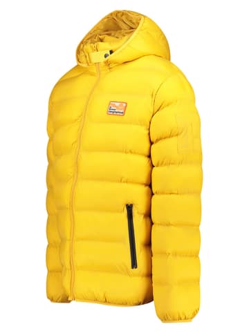 Geographical Norway Kurtka pikowana "Avalanche" w kolorze żółtym