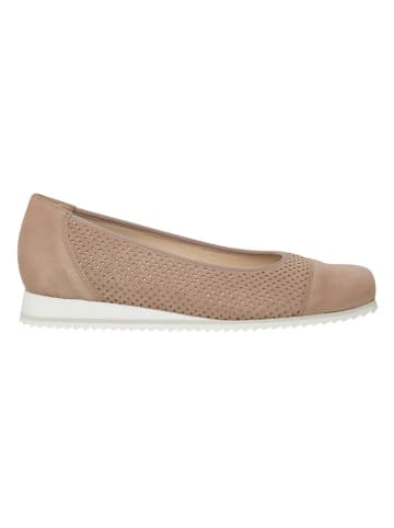 HASSIA Leder-Ballerinas in Beige