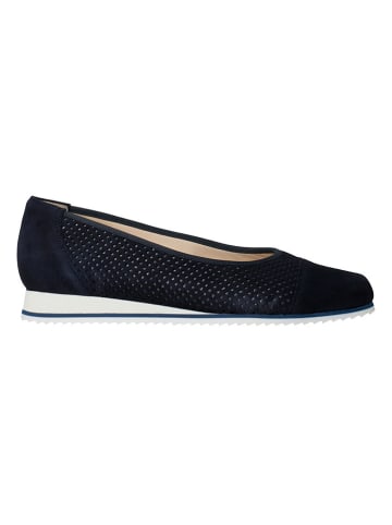 HASSIA Leder-Ballerinas in Dunkelblau