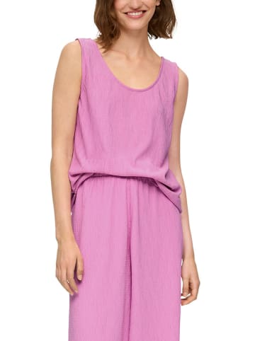 S.OLIVER RED LABEL Top w kolorze różowym